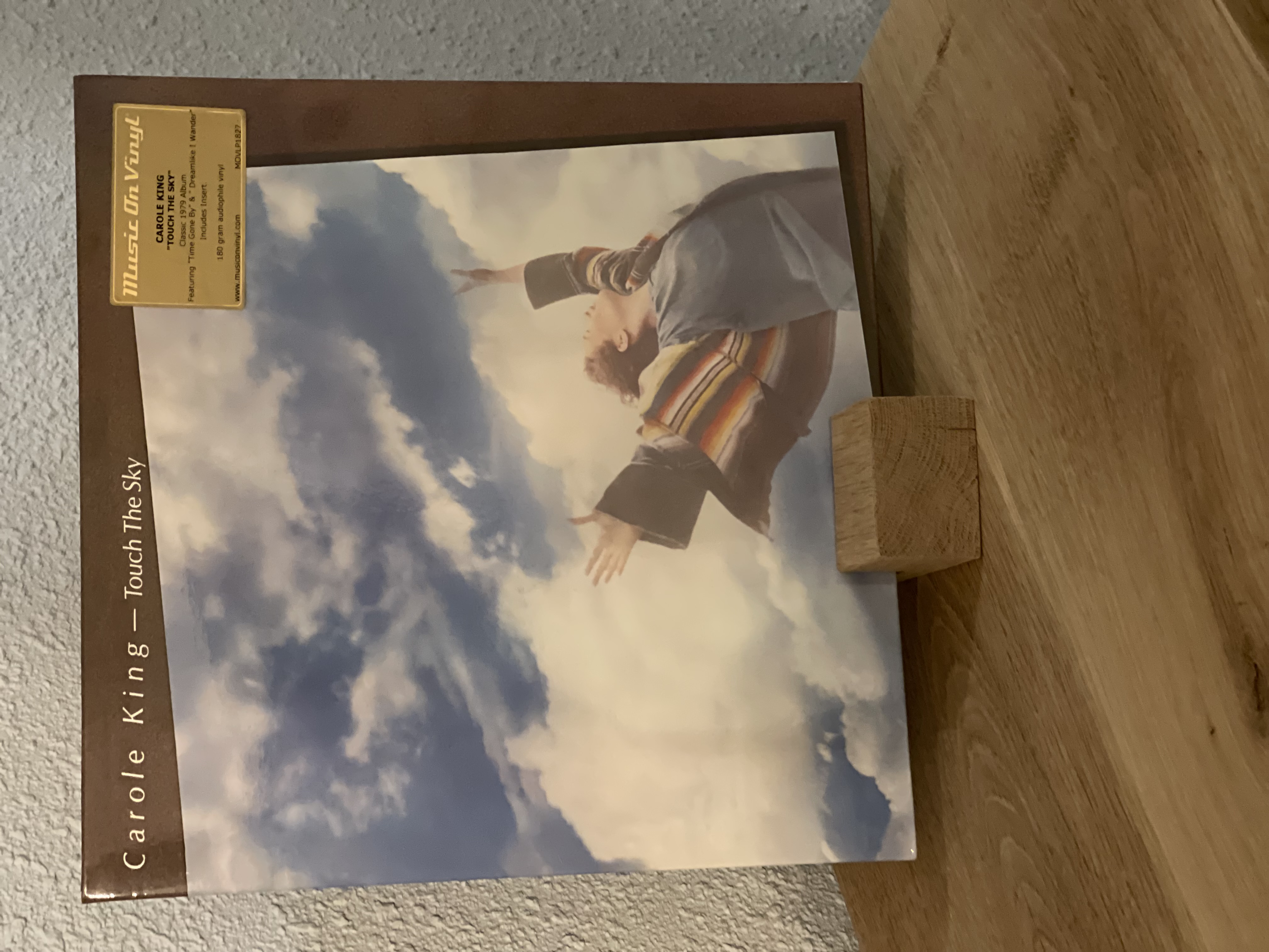 Vinyl LP houder eikenhout