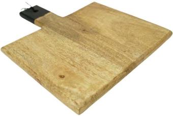 Mangohouten Snijplank met Ophangbaar Handvat – 30 cm