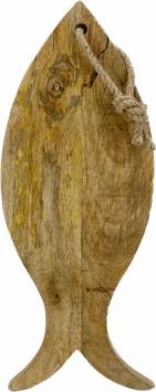 Houten Snijplank - Borrelplank 50 x 20 cm Vis
