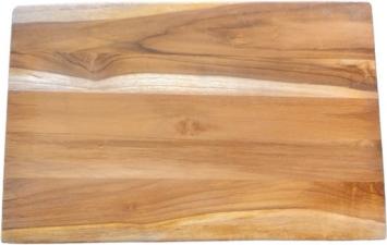 Snijplank teak- met handgreep