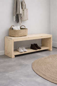 Steigerhouten bankje BOTH