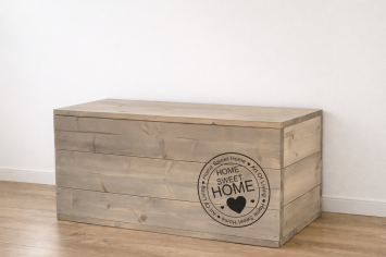 Steigerhouten dekenkist SWEET XL