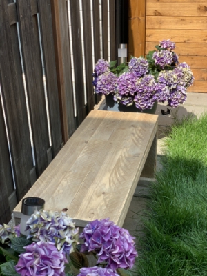 Steigerhouten bankje HORTENSIA