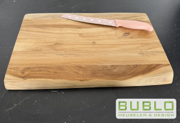 Snijplank teak- met handgreep