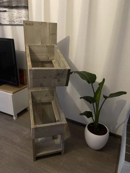 Steigerhouten Fruitdisplay