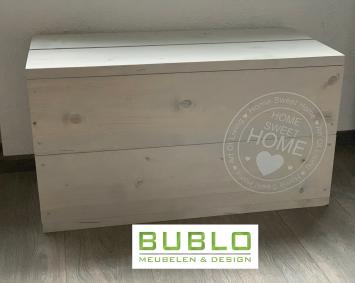 Steigerhouten dekenkist SWEET